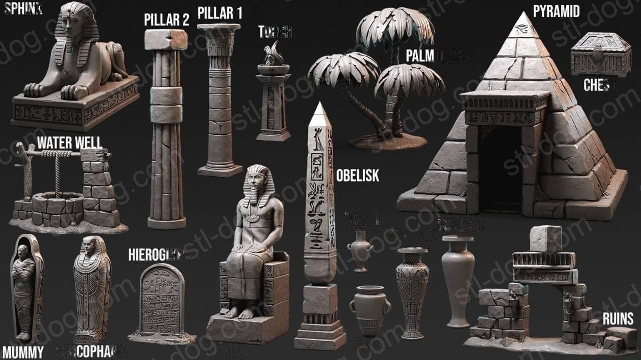 Loot Studios - 埋葬的古墓 3D打印图纸